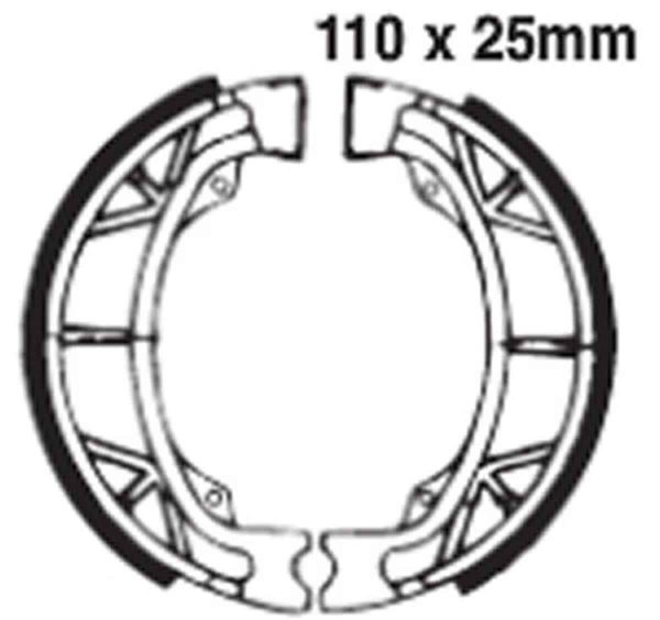 EBC Brakes 893 Brake Shoes 110x25mm