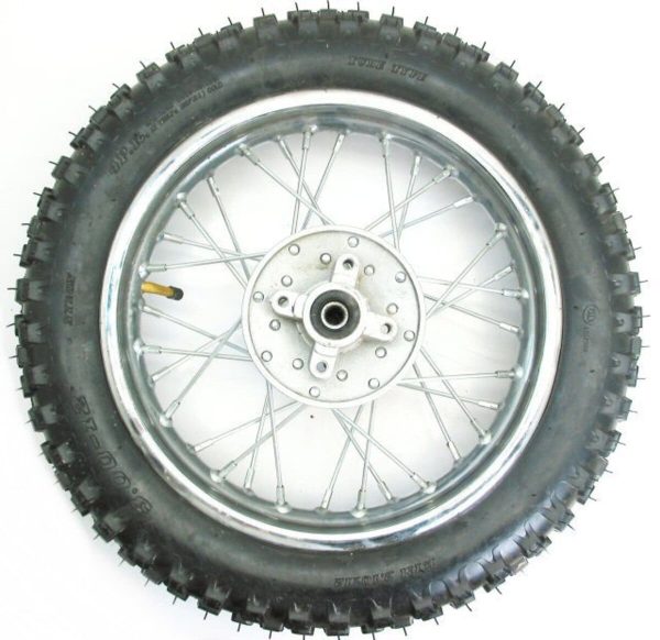 Universal Parts 12" Dirt Bike Rear Wheel Assembly