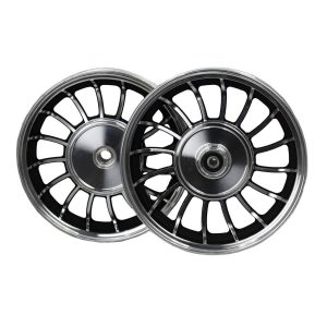 Universal Parts 10" Wheel Set for Retro 50cc Scooters - Silver