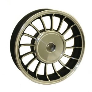 Universal Parts 10" Rear Wheel for Retro 50cc Scooters - Silver