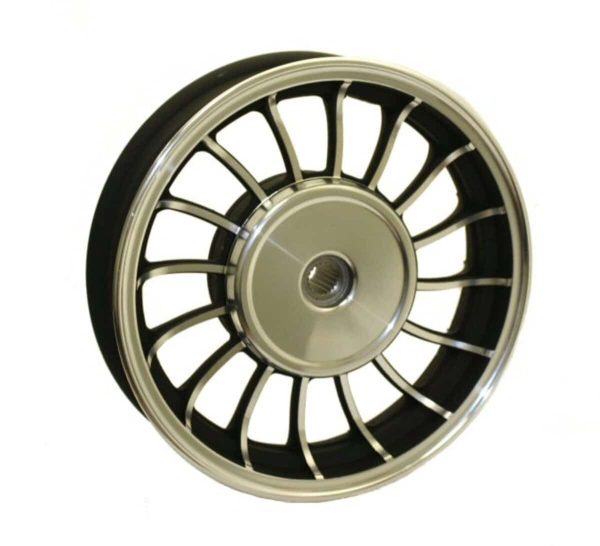 Universal Parts 10" Rear Wheel for Retro 50cc Scooters - Silver