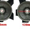 Universal Parts 12" Wheel Set for 125cc/150cc Long Case Scooters