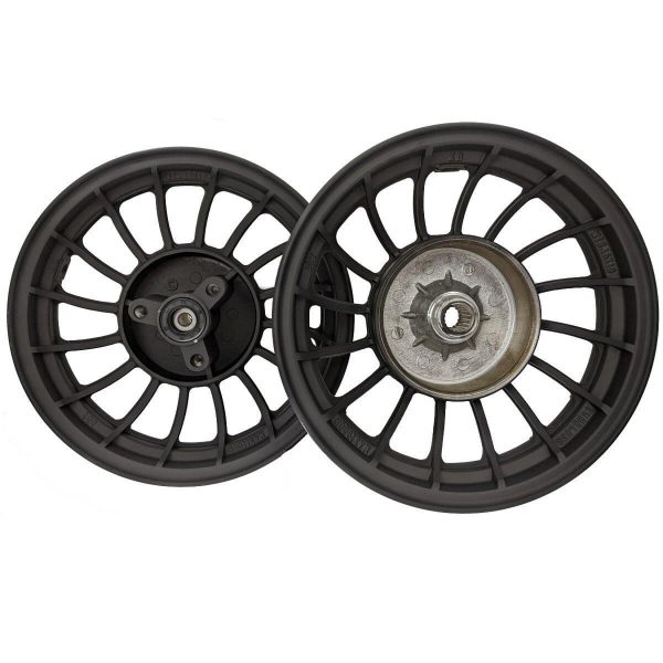 Universal Parts 10" Wheel Set for Retro 50cc Scooters - Black