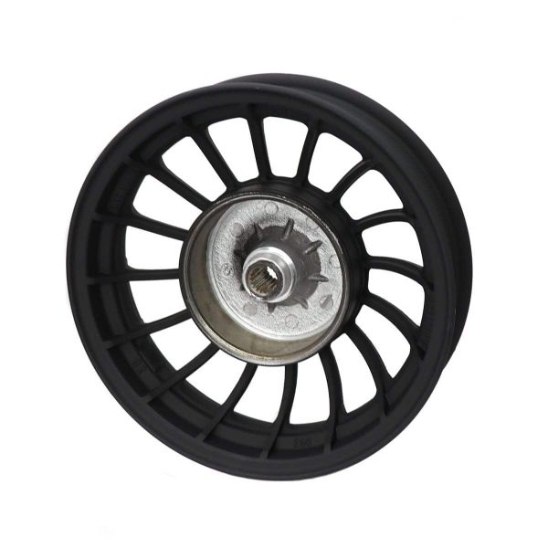 Universal Parts 10" Rear Wheel for Retro 50cc Scooters - Black