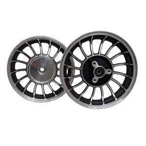 Universal Parts 10" Wheel Set for Retro 150cc Scooters - Silver