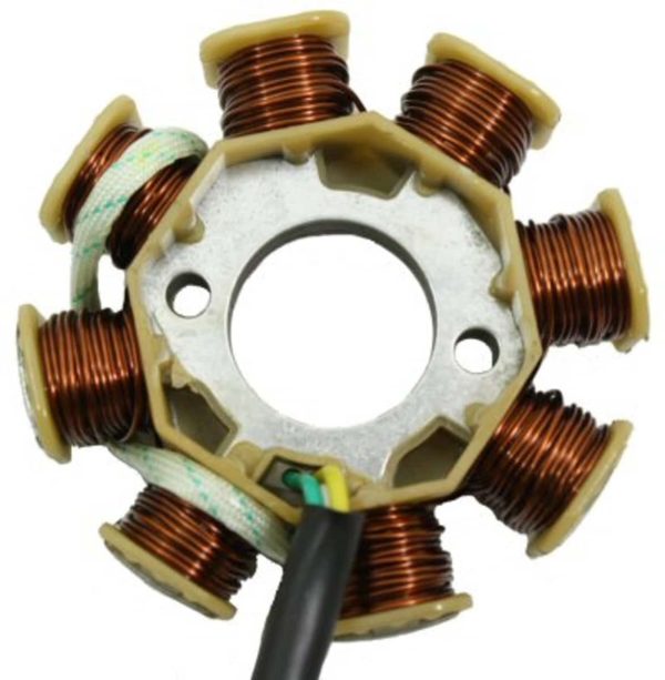 Universal Parts Stator Assembly - 4 Wire, 3 Pin