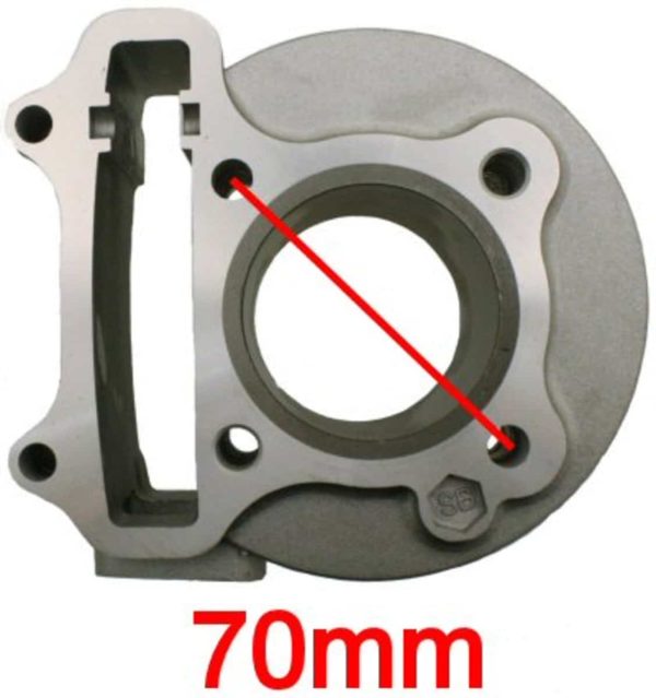 Universal Parts QMB139 Cylinder & Head Kit - 64mm Valves