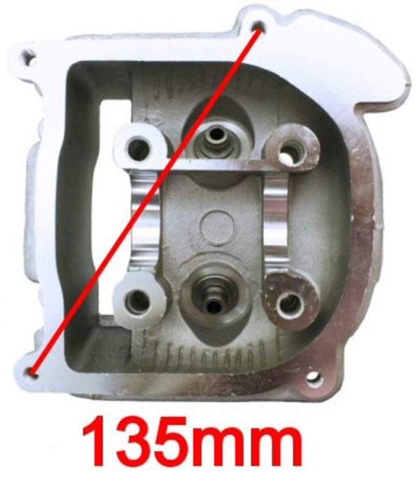 Universal Parts 47mm QMB139 Non Emissions Cylinder Head