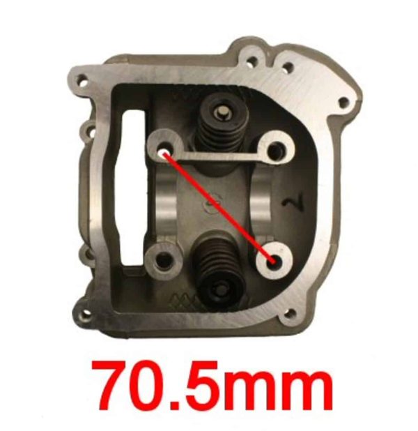 Universal Parts 47mm QMB139 Non Emissions Head - 69mm Valves