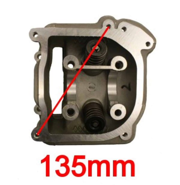 Universal Parts 47mm QMB139 Non Emissions Head - 69mm Valves