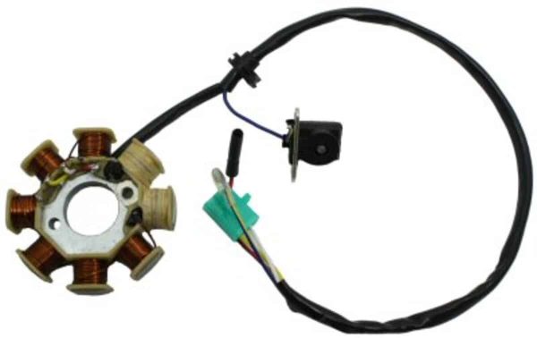 Universal Parts Stator Assembly - 4 Wire, 2 Pin