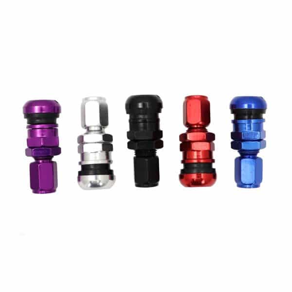 Universal Parts Anodized Aluminum Valve Stem Set