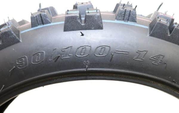 Universal Parts 90/100-14 Tube-Type Tire