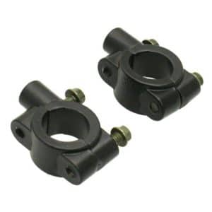 Universal Parts 7/8" Handlebar Mirror Mounts - 8mm