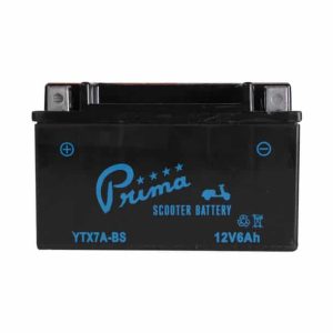 Prima Battery (12V TX7A-BS);  Genuine 125,150,170i, Kick