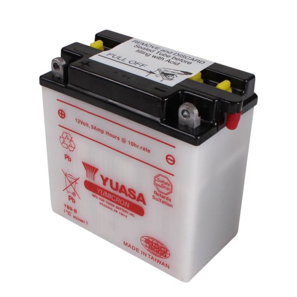 Yuasa, Battery (YB9-B); PX Electric Start, ET4, Stella, etc. - Image 2