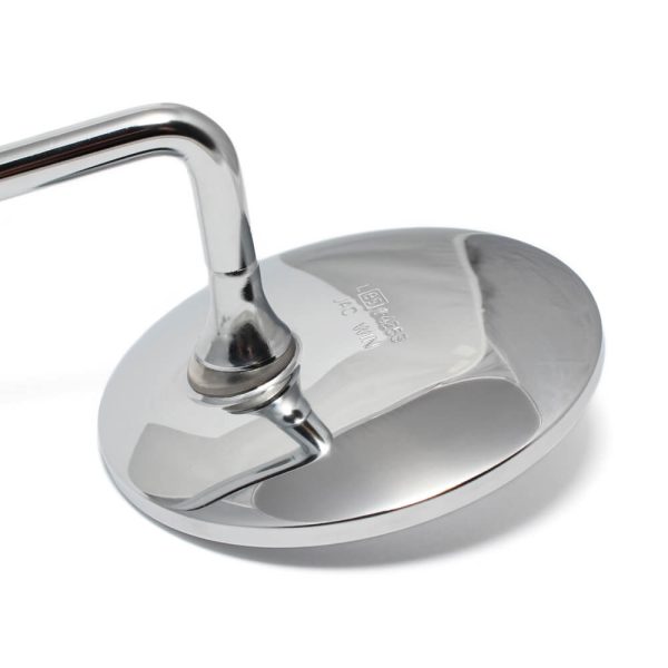 Left Mirror (Round, Chrome); Genuine Stella, Vintage Vespa - Image 2