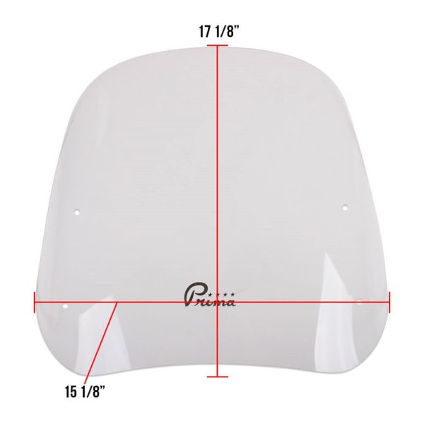 Prima Windscreen (Medium); Universal Mirror Mount - Image 4